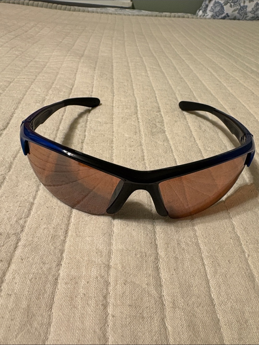Maxx Sport Sunglasses in Blue with Amber Lens - Picture 2 of 8